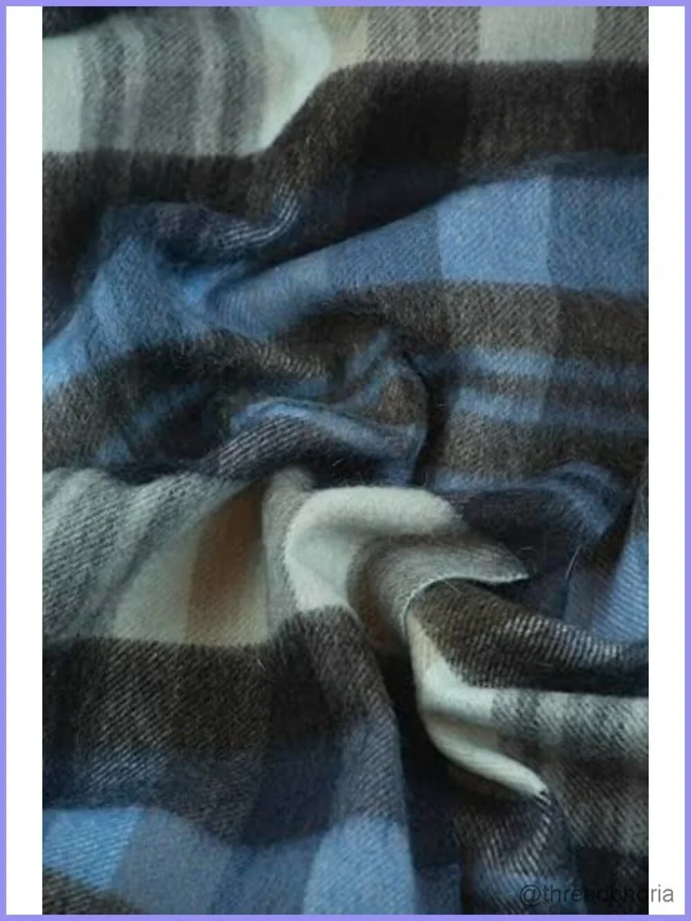 100% Lambswool Plaid Tartan Winter Scarf Soft Warm Cashmere Feel Unisex